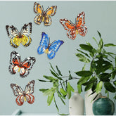3D Butterfly Stickers-Round-DiamondArt.ca