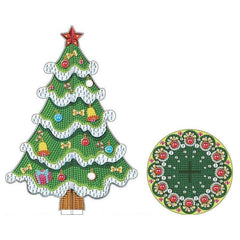 3D Acrylic Christmas Tree-Christmas Tree-DiamondArt.ca