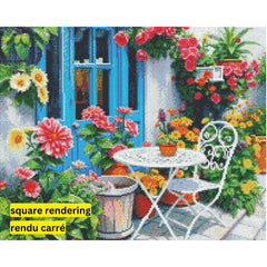 A Quiet Moment in Bloom by Darla Nichols-40x50cm-Square-DiamondArt.ca