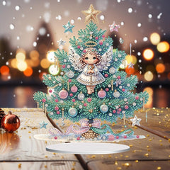 Angel Christmas Tree Tabletop Decoration Set-Special-DiamondArt.ca