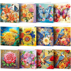 Assorted Greeting Card Set Six (12 Pack)-Special-DiamondArt.ca