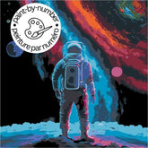 PAINT-BY-NUMBER Astronaut by Wumples-35x35cm-Paint-by-Number-DiamondArt.ca