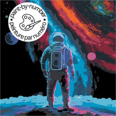 PAINT-BY-NUMBER Astronaut by Wumples-35x35cm-Paint-by-Number-DiamondArt.ca