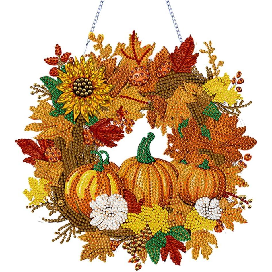 Autumn Harvest Wreath-Special-DiamondArt.ca
