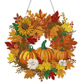Autumn Harvest Wreath-Special-DiamondArt.ca