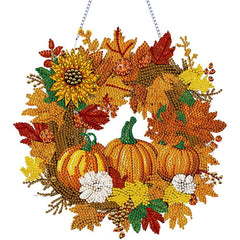Autumn Harvest Wreath-Special-DiamondArt.ca