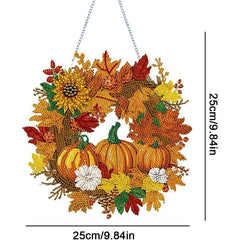 Autumn Harvest Wreath-Special-DiamondArt.ca