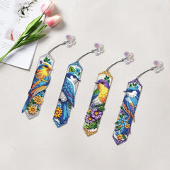 Beautiful Birds Acrylic Bookmark Set (4 Pieces)-Special-DiamondArt.ca