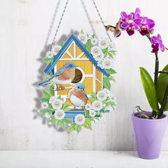 Bird House Wall Hanging-Special-DiamondArt.ca