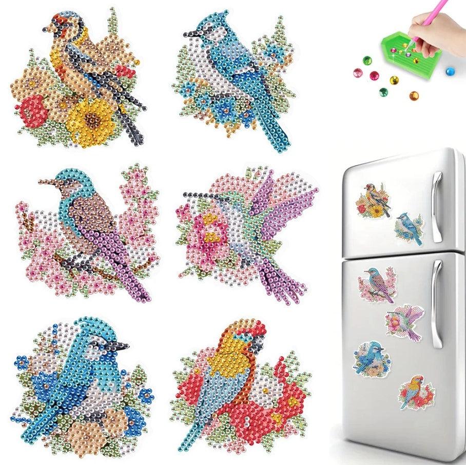 Wild Birds Magnet Set-Special-DiamondArt.ca