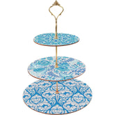 Blue Willow Wooden Tiered Tray-Special-DiamondArt.ca