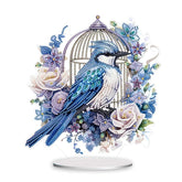 Blue Jay Tabletop Decoration-Special-DiamondArt.ca