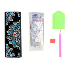 Blue Mandala Eyeglass Case-Special-DiamondArt.ca