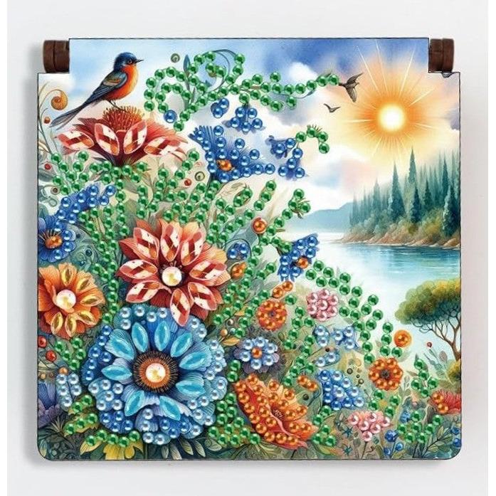 Bluebird Valley Notepad Box-Special-DiamondArt.ca