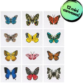Brilliant Butterflies Sparkle Minis 12 Canvas Kit-Square-DiamondArt.ca