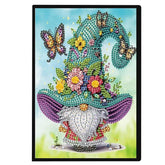 Butterfly Buddy Gnome Notebook-Special-DiamondArt.ca