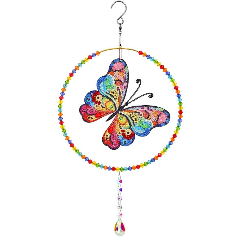 Enchanted Wings Butterfly Suncatcher-Special-DiamondArt.ca