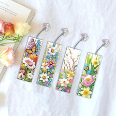 Butterfly Blossoms Acrylic Bookmark Set (4 Pieces)-Special-DiamondArt.ca