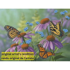 PAINT-BY-NUMBER Butterfly Garden by Jeff Hoff-35x45cm-Paint-by-Number-DiamondArt.ca