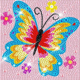 Butterfly Kid's Kit-17x17cm-Special-DiamondArt.ca