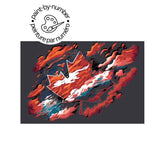 PAINT-BY-NUMBER Canada by Wumples-35x50cm-Paint-by-Number-DiamondArt.ca