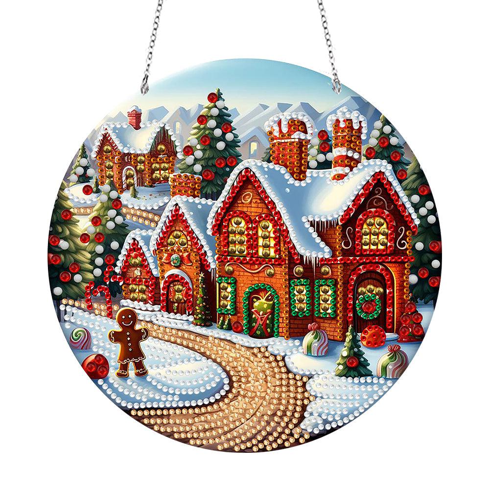 Candy Cane Lane Wall Hanging-Candy Cane Lane-DiamondArt.ca