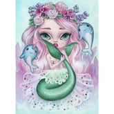 Cecily by Simona Candini-40x55cm-Round-DiamondArt.ca