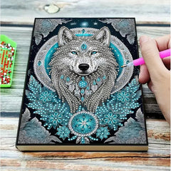 Celestial Wolf Notebook-Special-DiamondArt.ca