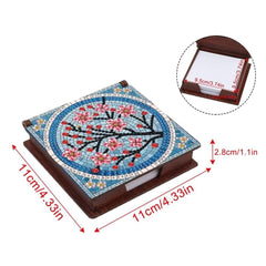 Cherry Blossom Sparkle Notepad Box-Special-DiamondArt.ca