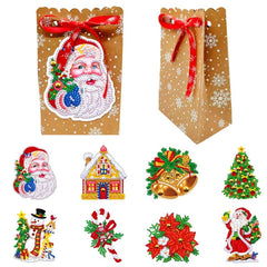 Christmas Gift Bag Set (8 Pack)-Special-DiamondArt.ca