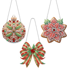 Christmas Sparkle Wall Hanging Set (3 Pieces)-Special-DiamondArt.ca