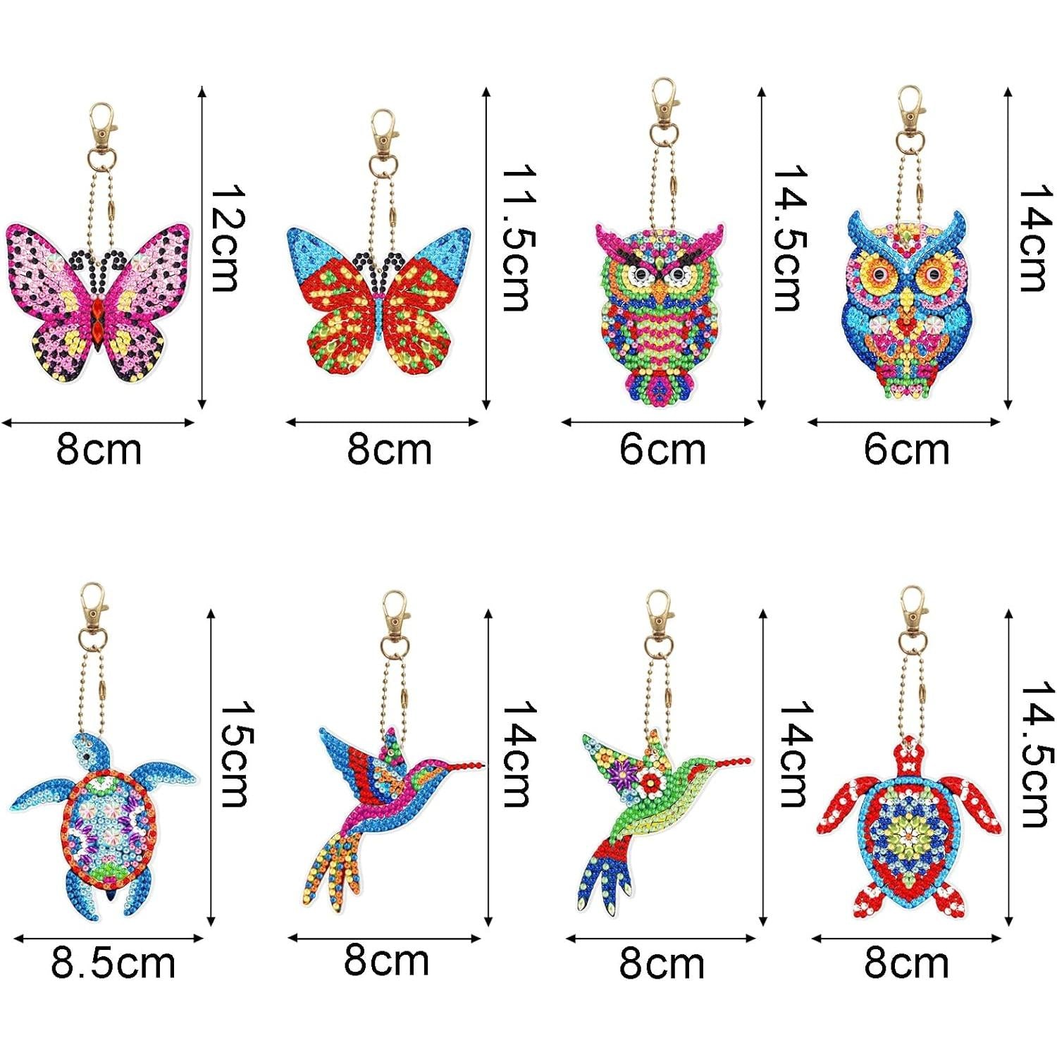 Critters That Glitter Keychain Kit-Special-DiamondArt.ca