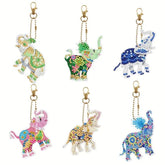 Crystal Elephants Key Chain Kit-Special-DiamondArt.ca