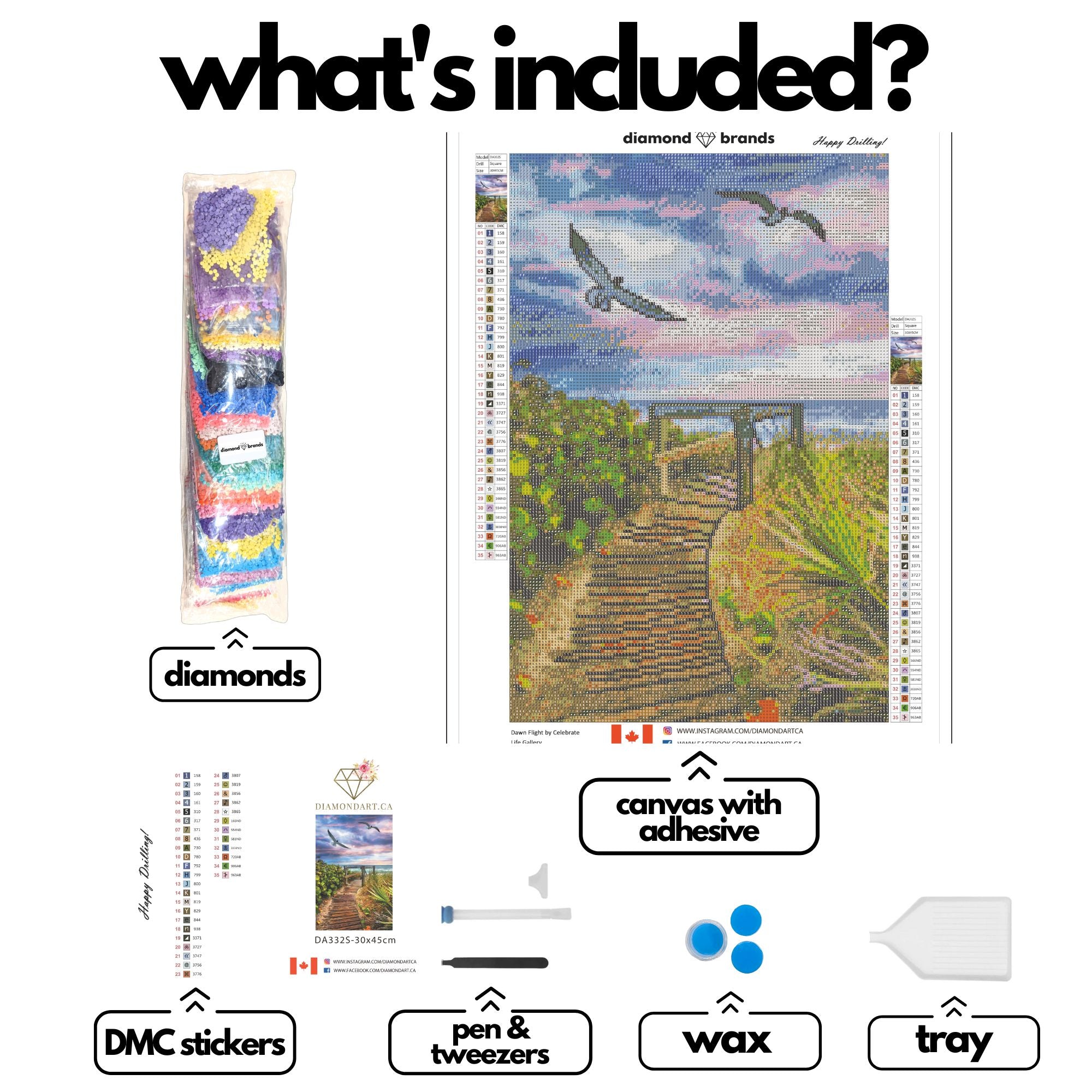 Dawn Flight by Celebrate Life Gallery-30x45cm-Round-DiamondArt.ca