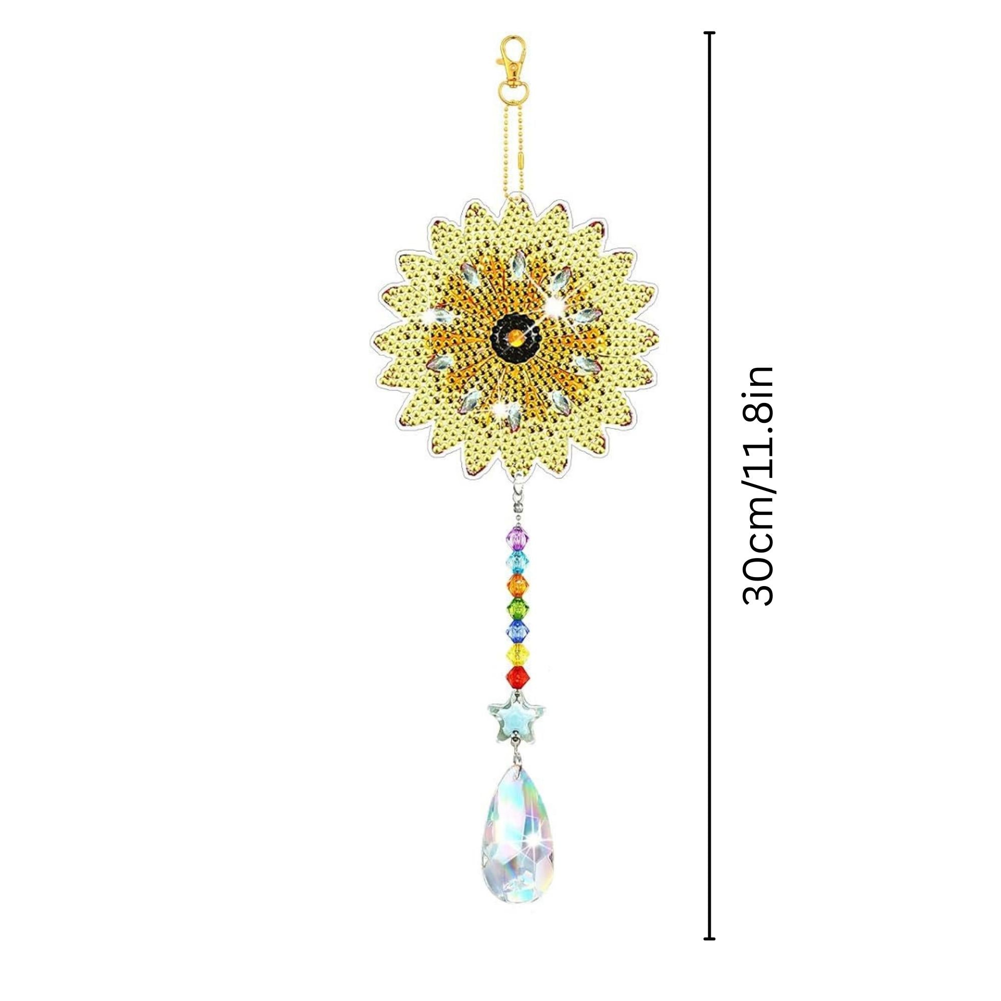 Dazzling Daisies Suncatcher Set (5 Pieces)-Special-DiamondArt.ca