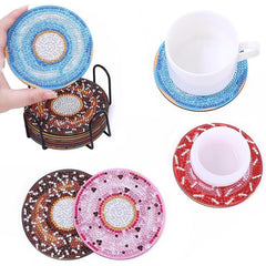 Donut Delights Coaster Set (10 pieces)-Special-DiamondArt.ca