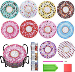 Donut Delights Coaster Set (10 pieces)