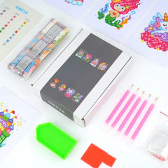 Enchanted Fairy Tales Sparkle Minis 8 Canvas Kit-Round-DiamondArt.ca