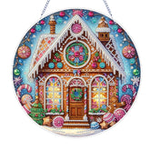 Festive Gingerbread Wall Hanging-Special-DiamondArt.ca