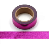 Fuchsia Foil Washi Tape (1 Roll)-1 Roll-DiamondArt.ca