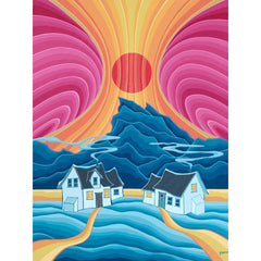 Glimpse of the Rising Sun by Robbie Craig-30x40cm-Round-DiamondArt.ca