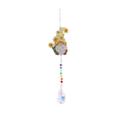 Sunflower Gnome Suncatcher-Special-DiamondArt.ca