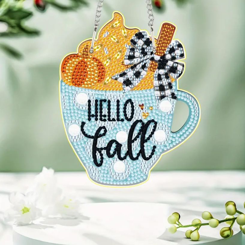 Hello Fall Wall Hanging-Special-DiamondArt.ca