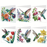 Hello, Hummingbirds Greeting Cards (6 Pack)-Special-DiamondArt.ca