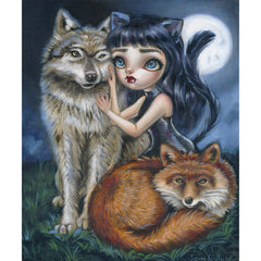 Kind Spirits of the Night by Simona Candini-50x60cm-Round-DiamondArt.ca