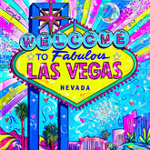 Las Vegas by Jess Stempel-40x40cm-Round-DiamondArt.ca