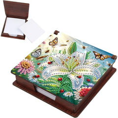 Lily Garden Notepad Box-Special-DiamondArt.ca