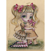 Little Gingers by Simona Candini-45x60cm-Round-DiamondArt.ca