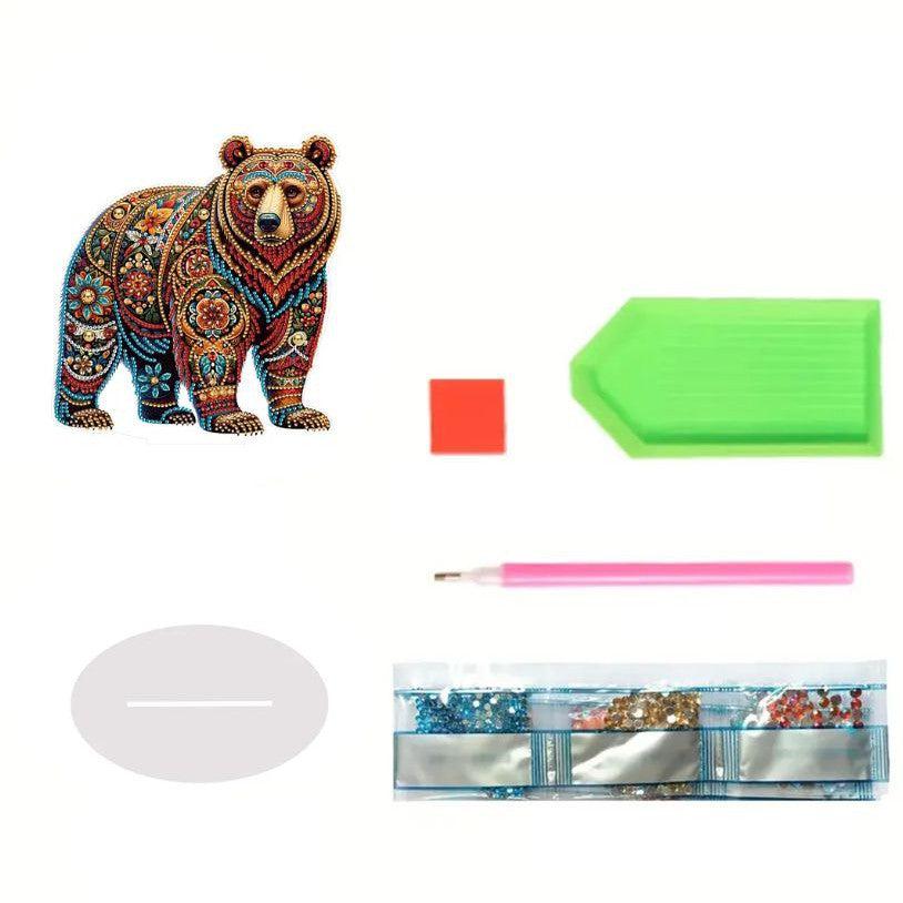 Majestic Bear Tabletop Decoration-Special-DiamondArt.ca
