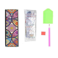 Multicolour Mandala Eyeglass Case-Special-DiamondArt.ca